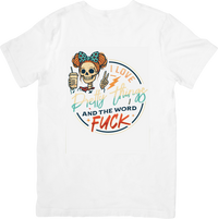 Thumbnail for Pretty Things And The Word Skull Girl Funny Boho Graphic Tee for Contradictions