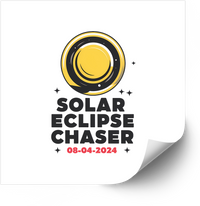 Thumbnail for Solar Eclipse Chaser 2024 Commemorative Astronomy Event Vinyl Decal Sticker