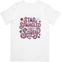 Thumbnail for Star Spangled and Sassy Patriotic Fourth of July Independence Day Graphic Tee