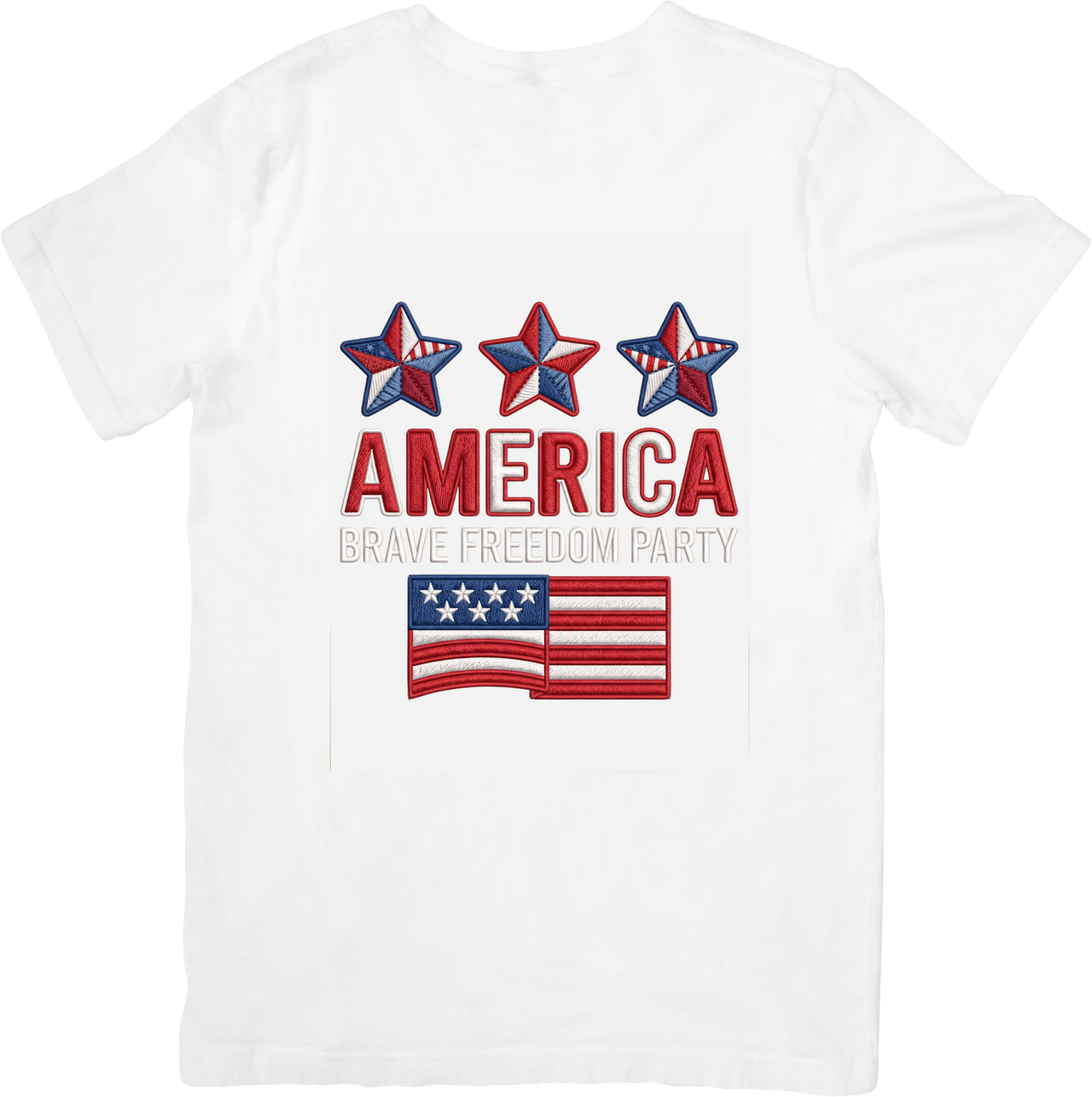 One Nation Under God Patriotic Faith Fourth of July Graphic Tee