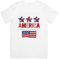 Thumbnail for One Nation Under God Patriotic Faith Fourth of July Graphic Tee