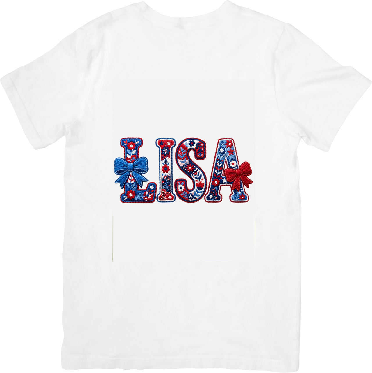 USA Educator Pride Boho Floral American Classroom Graphic Tee Fourth of July Teacher Gift