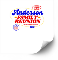 Thumbnail for Anderson Family Reunion Retro Bold Family Gathering Vinyl Decal Sticker