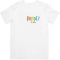 Thumbnail for Pride Rainbow Paw Print Y2K Bold LGBTQ Pride Month Celebration Graphic Tee