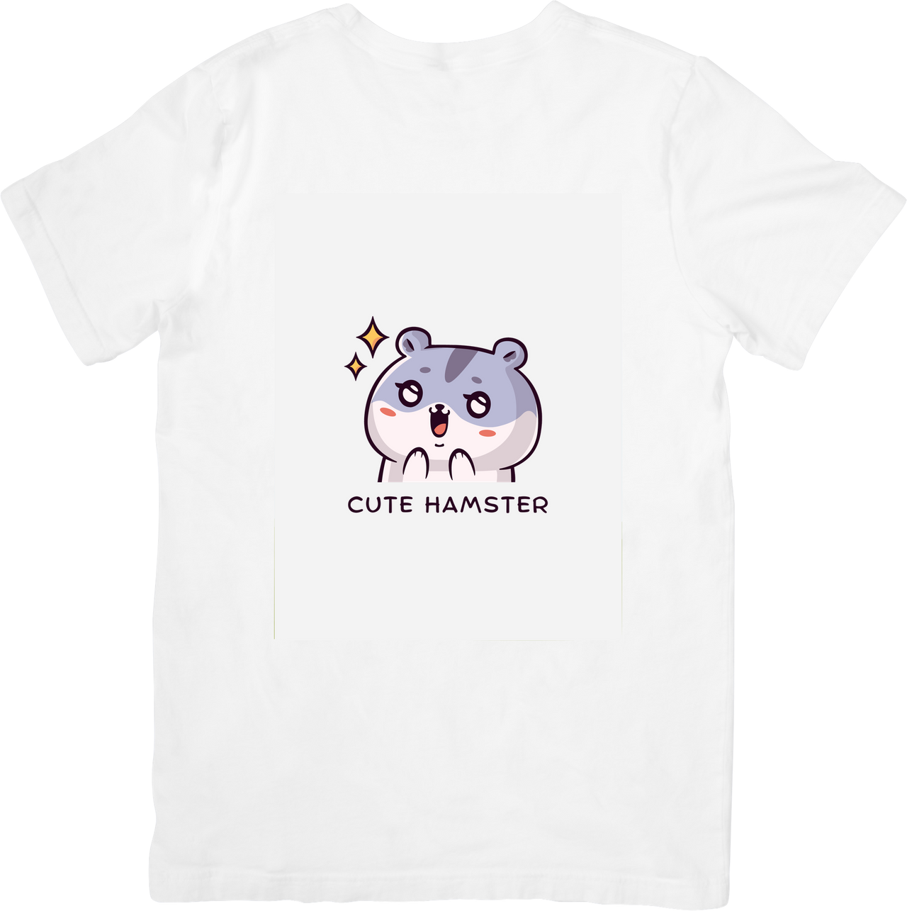 Cute Hamster Kawaii Animal Graphic Tee Perfect Kids Gift for Animal Lovers
