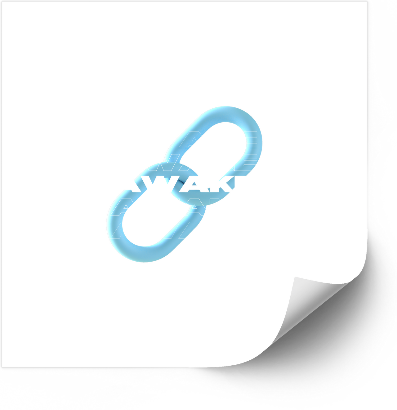 Awake Chain Link Minimalist Motivational Vinyl Decal for Hustle Culture Survivors