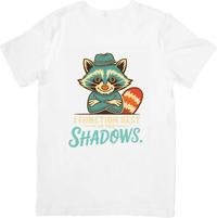 Thumbnail for Raccoon Functions Best In The Shadows Funny Vintage Animal Graphic Tee