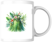 Thumbnail for Tropical Floral Mug | Watercolor Palm Leaf Coffee Mug | Botanical Beach Gift