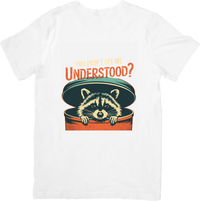 Thumbnail for You Didn't See Me Understood Raccoon Funny Retro Graphic Tee for Chaos Gremlins