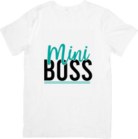 Thumbnail for Mini Boss Wildflower Kids Empowerment Nature Graphic Tee for Tiny Toddler Leaders