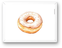 Thumbnail for Glazed Donut Wall Art | Watercolor Sweet Treat Print | Bakery Kitchen Gift